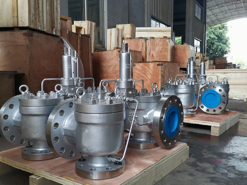 Pilot-operated safety valves